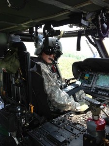 Our son Mike, currently serving as a Blackhawk helicopter pilot in the U.S. Army.